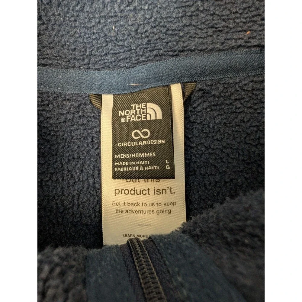 The North Face Men's Front Range Fleece Jacket Summit Navy Heather Size Large